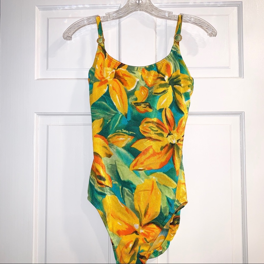 Vintage Floral One Piece